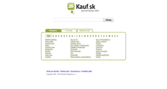 Desktop Screenshot of kauf.sk