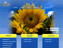 Tablet Screenshot of kauf.lv
